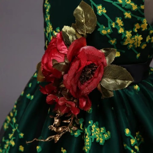 Green Party Dress