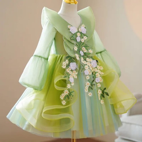Lime Party Dress