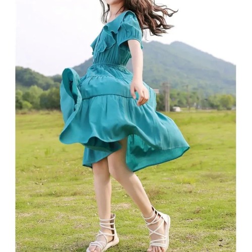 Blue Western Frock