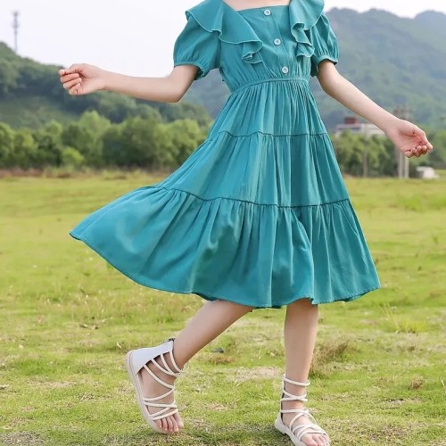 Blue Western Frock