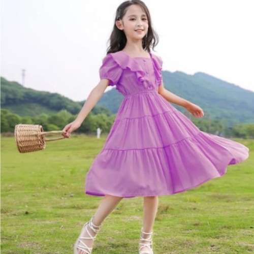 Pink western Frock