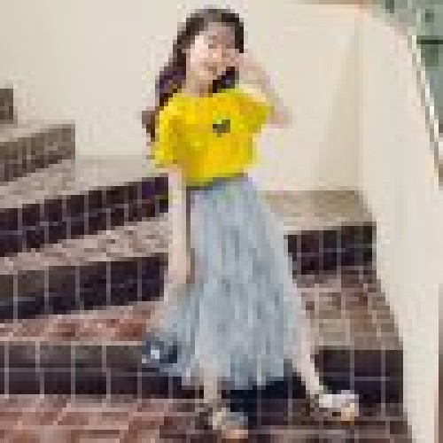 YELLOW SKIRT SET