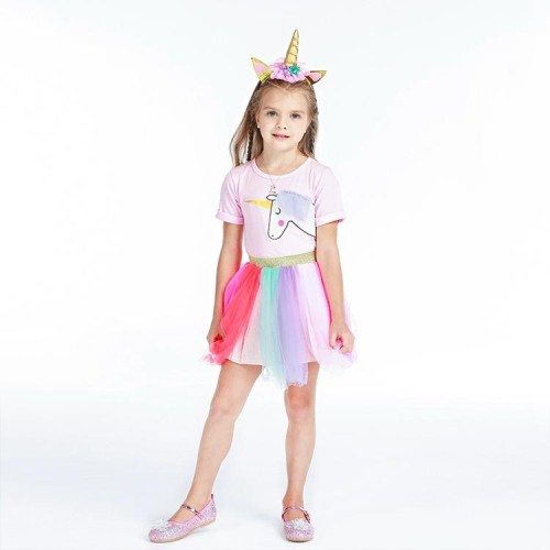 LIGHT PINK UNICORN SKIRT