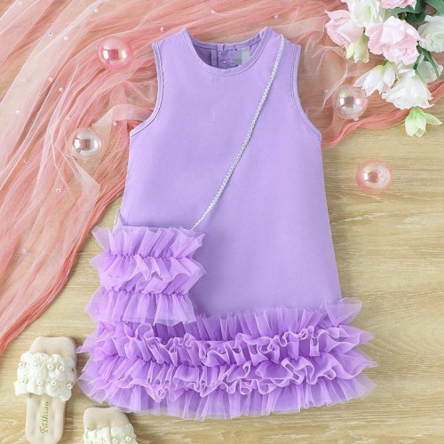 PURPLE WITH BAG