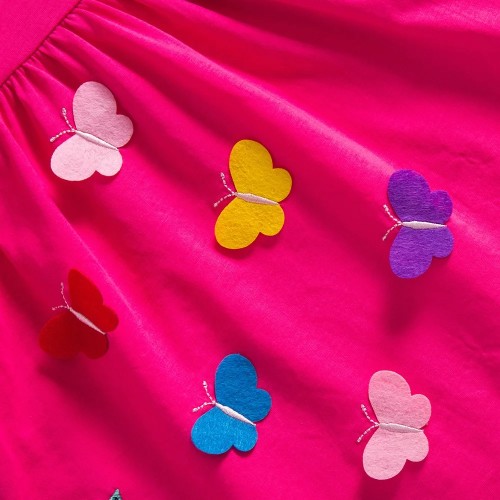 H PINK BUTTERFLY