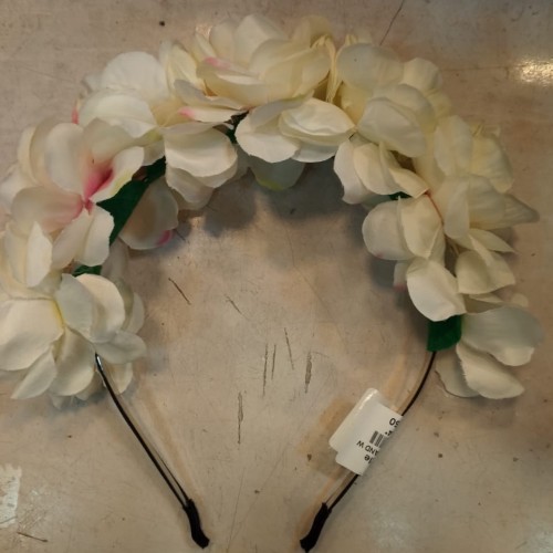 FLOWER HEAD BAND W