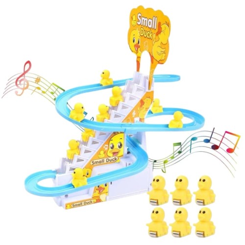 Electric Duck Climbing Stairs Toy