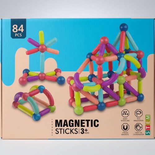 84 PCS Magnetic Sticks