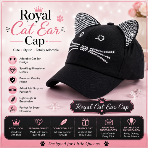 Royal Cat Ear Cap