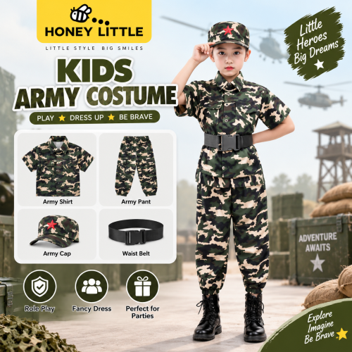 Kids Army Costume Set - KACS02