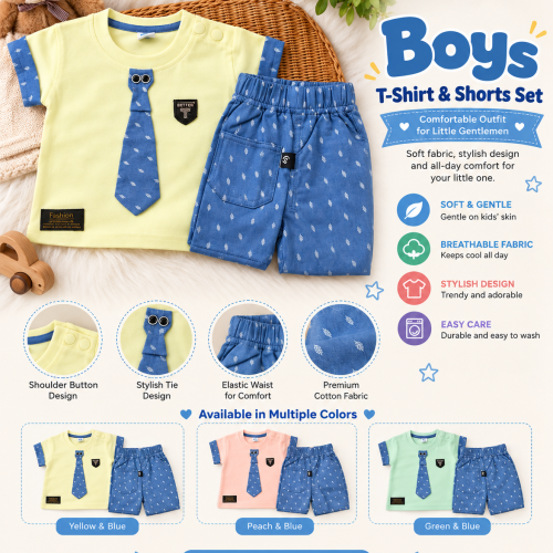 Boys T-Shirt &amp; Shorts Set