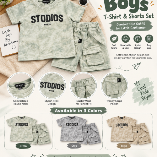 Boys T-Shirt &amp; Shorts Set - 02