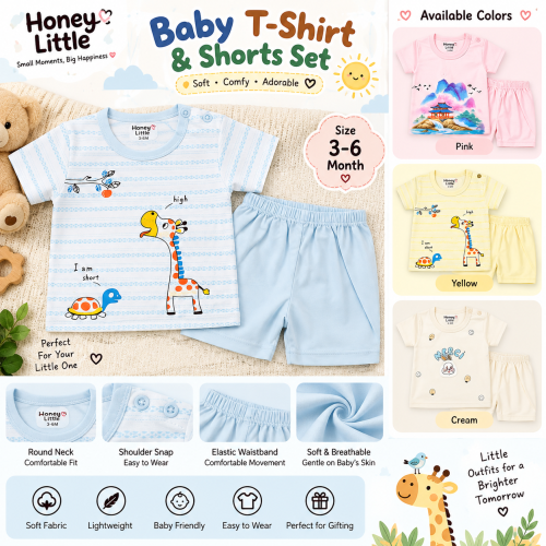 Baby T-Shirt &amp; Shorts Set - BTSS