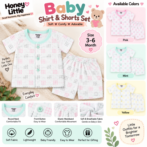 Baby Shirt &amp; Shorts Set - BSSS