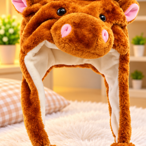 Cute Animal Plush Hat