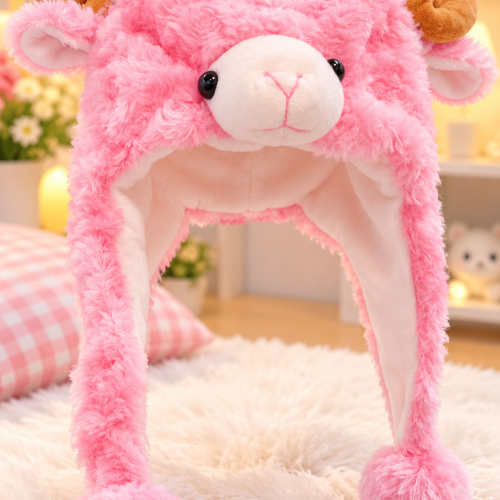 Cute Animal Plush Hat