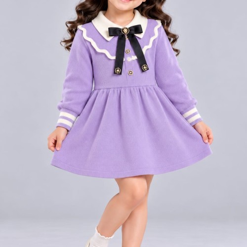 Girls winter Frock 4