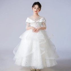 WHITE COMFY GOWN