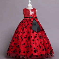 N Red Party Dress