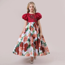 RED FLORAL BIG