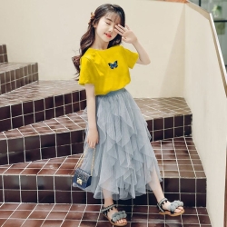 YELLOW SKIRT SET