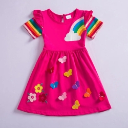 H PINK BUTTERFLY