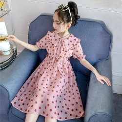 L BALL PRINT DRESS