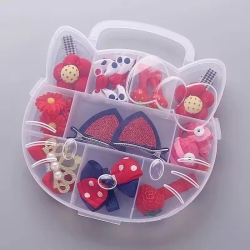FLOWER RED GIFT BOW