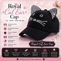 Royal Cat Ear Cap