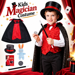 Kids Magician Costume Set - KMCS04