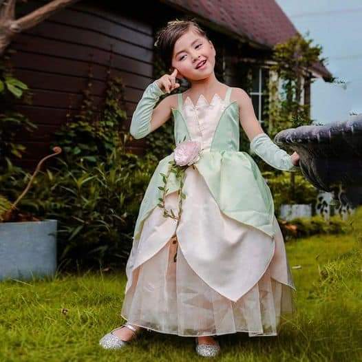 Princess green Tina  Dress