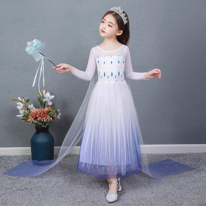 Elsa Children Princess Dress