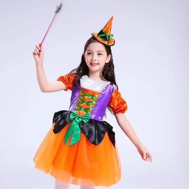 Coldker Cute Sisters's Halloween Cosplay Costume Dance Fancy Anime Costume for the Day of the Witches