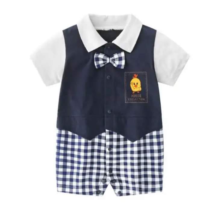 Boy Baby Handsome Gentleman Clothing Summer Short-sleeve set